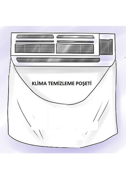 Klima Temizleme Sıvısı 1 kg + 3 Adet Klima Temizleme Poşeti
