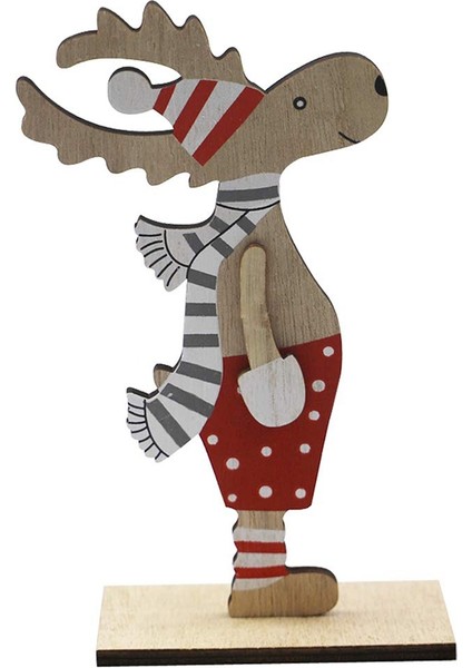 Noel Ahşap Boyalı Noel K Süsleri (Yurt Dışından) fiyatları