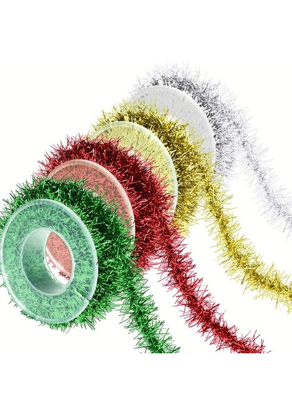 Noel Glitter D Şerit Yay Dıy Dekoratif Şerit (Yurt Dışından) fırsatları