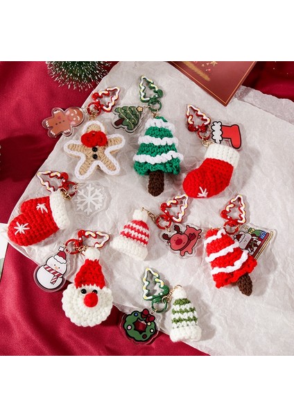 El Dokuması Noel Anahtarlık Zencefilli Kurabiye Adam (Yurt Dışından) fiyatları