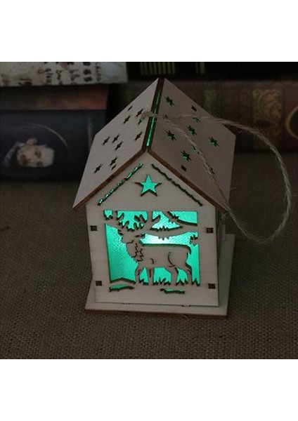 Noel Ahşap Ev Küçük Elk (Yurt Dışından) fiyatları