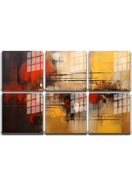 Sanat^# Gerçek Soyutluk-1 /yaşam Cam Tablo 21