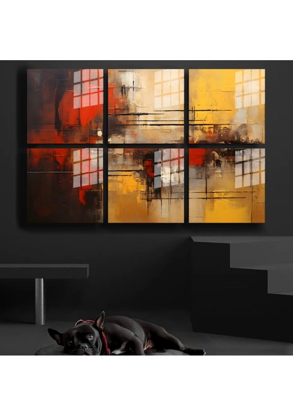 Sanat^# Gerçek Soyutluk-1 /yaşam Cam Tablo 21