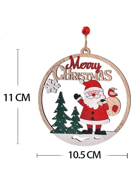 Noel Dekoratif Ahşap Kolye Kızak Noel Baba (Yurt Dışından) modelleri