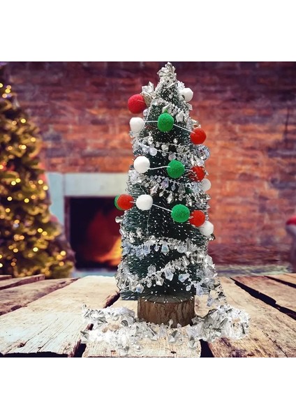 2m Yün Ft Topları Çelenk Noel Ev Dekorasyonu (Yurt Dışından) indirimleri