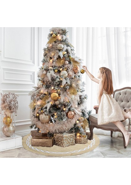 Noel Ağacı Önlük Jüt Kumaş Ağaç Etek (Yurt Dışından) indirimleri