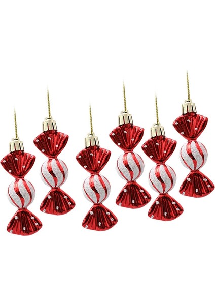 6 Adet Kutu Şeker Noel Ağacı Dıy Süsler (Yurt Dışından)