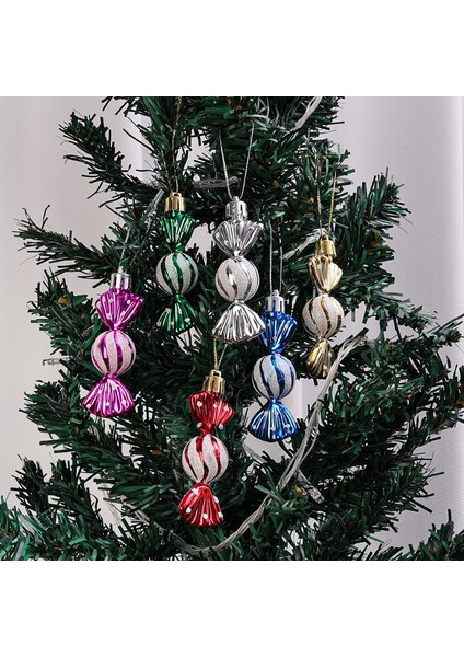 6 Adet Kutu Şeker Noel Ağacı Dıy Süsler (Yurt Dışından) fiyatları
