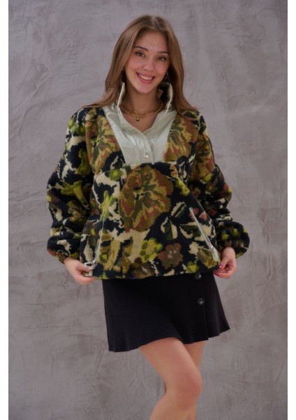 Kadın Kanguru Detay Tasarım Sweatshırt