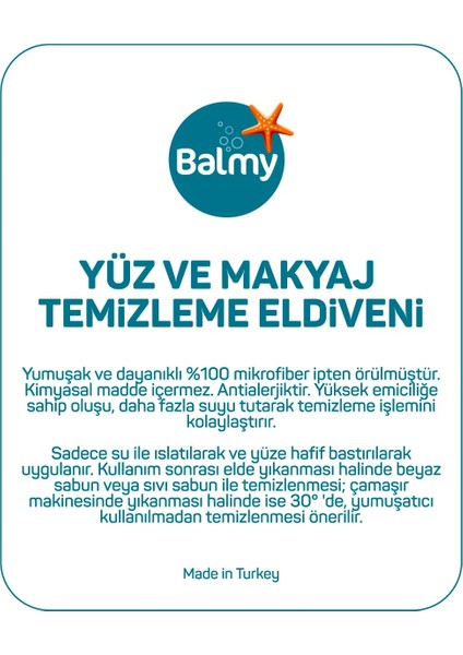 Yüz ve Makyaj Temizleme Eldiveni 300 Kullanım fırsatları