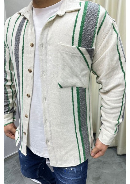 Bafatex Erkek Çizgili Oduncu Gömleği fırsatları