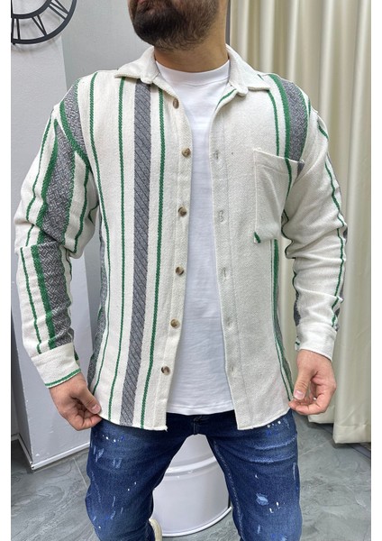 Bafatex Erkek Çizgili Oduncu Gömleği indirimleri