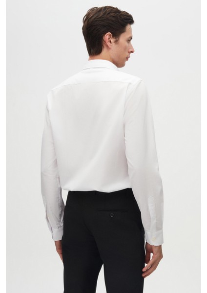 Ds Damat Slim Fit Beyaz Italyan Yaka Dar Kesim Klasik Kravatlık Uzun Kollu Kolay Ütülenebilir Nefes Alan 2'li Gömlek 2HF02ORTBN85 modelleri