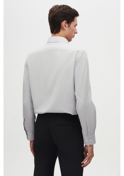 Ds Damat Slim Fit Siyah/beyaz Italyan Yaka Dar Kesim Klasik Kravatlık Uzun Kollu Kolay Ütülenebilir Nefes Alan 2'li Gömlek indirimleri