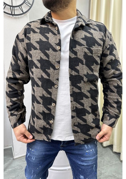 Bafatex Erkek Desenli Oduncu Gömleği