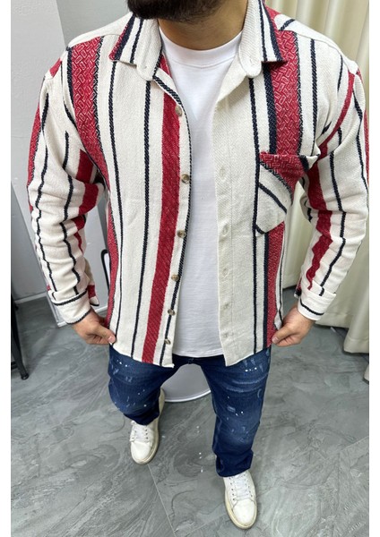 Bafatex Erkek Çizgili Oduncu Gömleği indirimleri