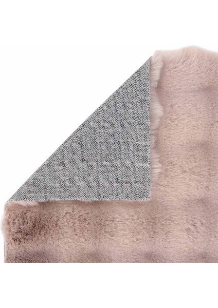 Pretty Pudra Yıkanabilir Kabartmalı Yumoş Kaymaz Suni Kürk Halı Tavşan Post Peluş Halı fırsatları