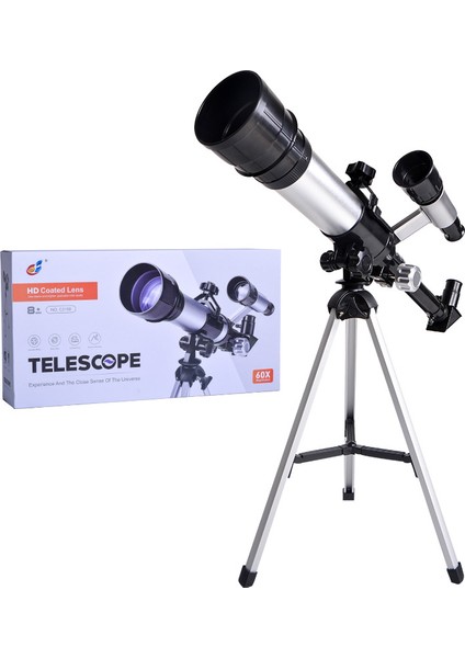 60X Öğrenci Astronomik Teleskobu Hd Çocuk Teleskobu (Yurt Dışından)