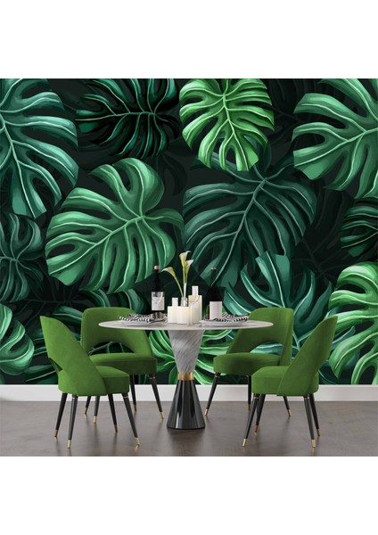 Botanik Bahçe Yaprak Duvar Kağıdı Baskı indirimleri