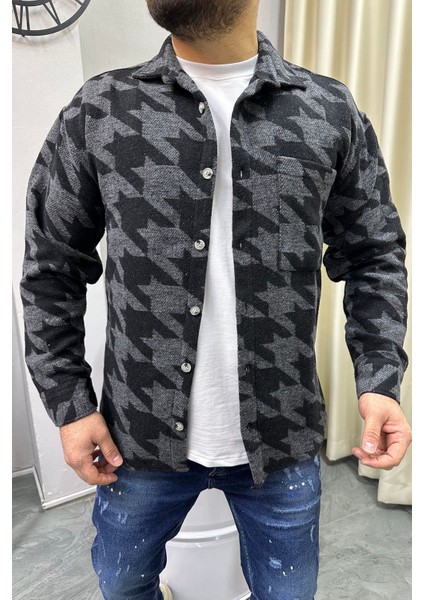 Bafatex Erkek Desenli Oduncu Gömleği