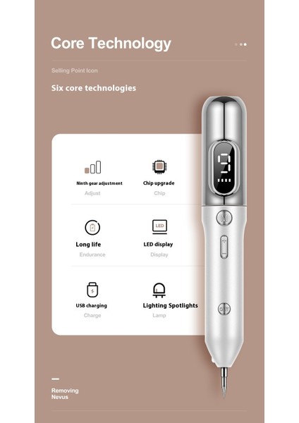 LCD Ben & Leke Temizleme Kalemi | Ev Tipi Lazerle Leke ve Ben Temizleme Cihazı, Profesyonel Güzellik Bakımı Için (Yurt Dışından)