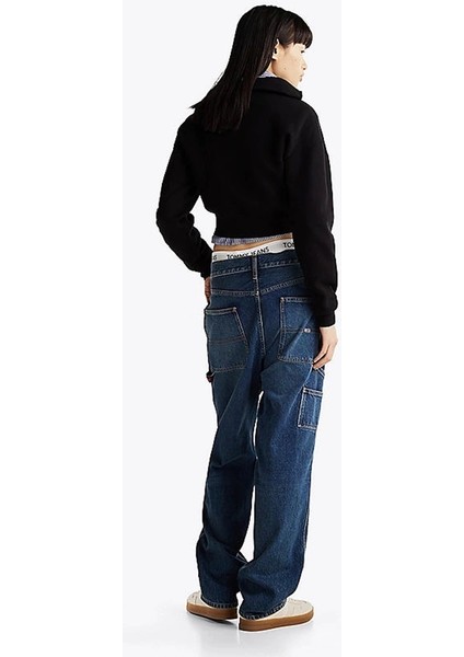 Tommy Jeans Kadın Siyah Fermuarlı Hırka fiyatları