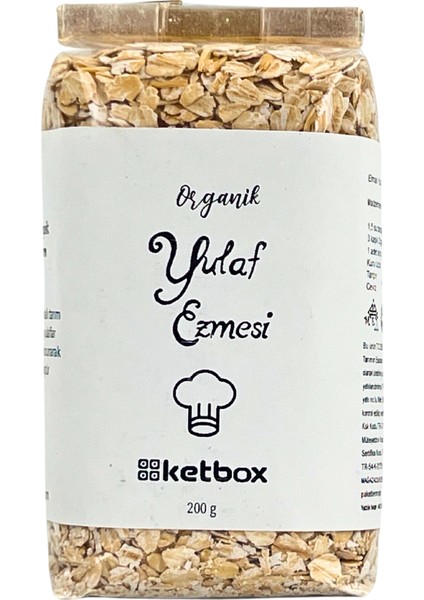 Organik Yulaf Ezmesi Katkısız Doğal 200 gr