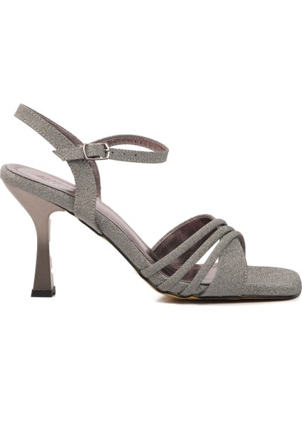 Platin Kadın Abiye Ayakkabı modelleri