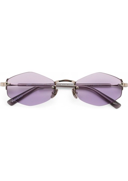 Gast Lunar Gümüş Mor Unisex Güneş Gözlüğü