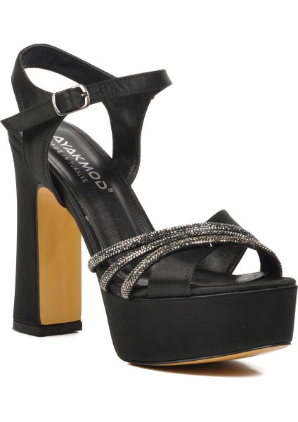 Siyah Kadın Abiye Ayakkabı