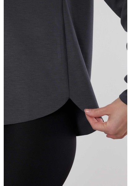 3007 Oval Kesim Sweat Antrasit fırsatları