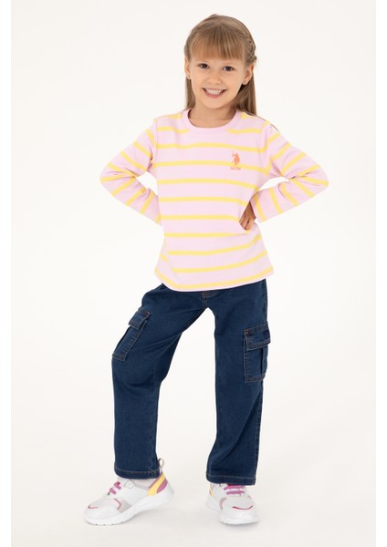 Kız Çocuk Pembe Sweatshirt 50296376-VR041
