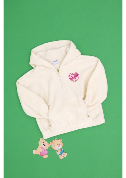 Kız Çocuk Krem Sweatshirt 50296287-VR071 modelleri