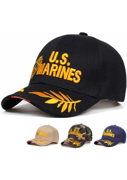 Abd Mektup Snappack Nakışlı Snapback Beyzbol Şapkaları Ilkbahar ve Sonbahar Açık Hava Ayarlanabilir Günlük Şapkalar - Seçenek Siyah (Yurt Dışından) modelleri