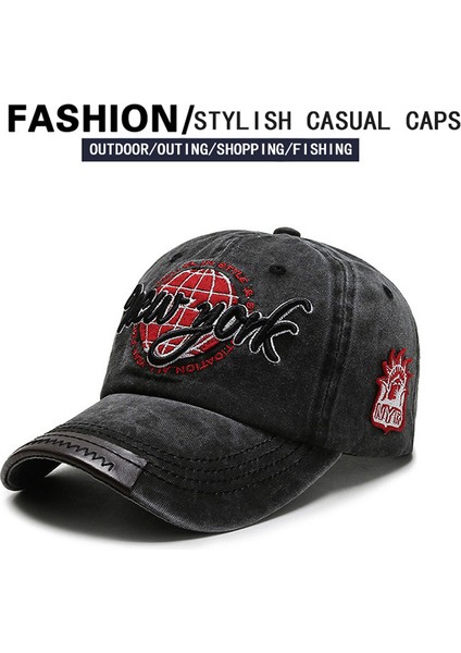 Yeni Eskitilmiş Pamuklu Yıkanmış Beyzbol Şapkası Kore Açık Hava Güneş Koruyucu Şapka Rahat ve Çok Yönlü Sokak Baharı - Seçenek Haki (Yurt Dışından) fiyatları