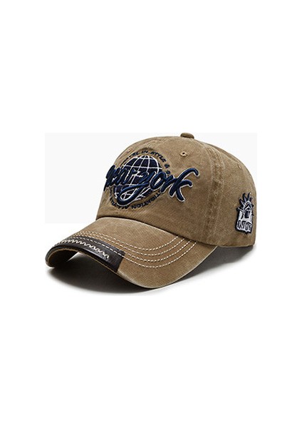 Yeni Eskitilmiş Pamuklu Yıkanmış Beyzbol Şapkası Kore Açık Hava Güneş Koruyucu Şapka Rahat ve Çok Yönlü Sokak Baharı - Seçenek Kırmızı (Yurt Dışından) indirimleri