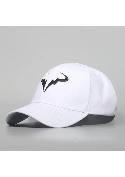 Ilkbahar Sonbahar Kadife Beyzbol Şapkaları Erkek Kadın Vintage Astroworld Harf Işlemeli Şapka Option-N-White (Yurt Dışından)