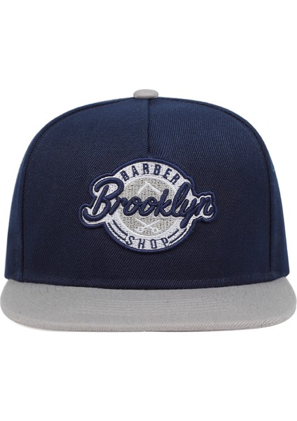 Brooklyn Harf Nakışlı Beyzbol Şapkası Moda Hip-Hop Gelgit Şapkaları Erkek ve Kadın Evrensel Düz Şapka Açık Hava - Seçenek Siyah (Yurt Dışından) fırsatları