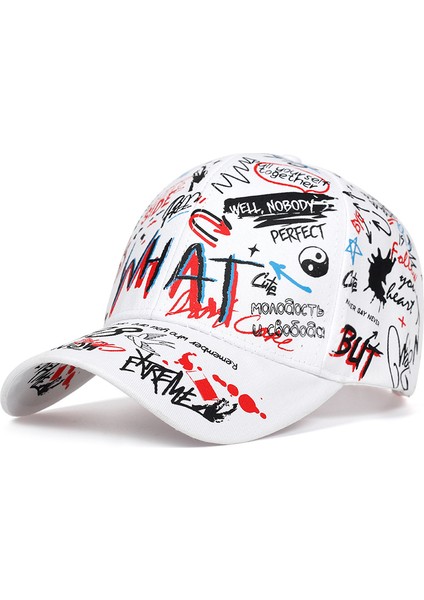 Mektup Baskılı Snapback Beyzbol Şapkaları Ilkbahar ve Sonbahar Açık Hava Ayarlanabilir Günlük Şapkalar Güneş Kremi - Seçenek Siyah-Ayarlanabilir (Yurt Dışından) fiyatları