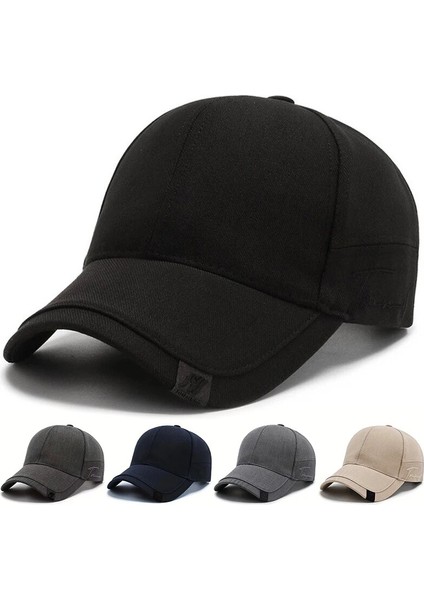 Yan Harf Nakışlı Snapback Beyzbol Şapkaları Ilkbahar ve Sonbahar Açık Hava Ayarlanabilir Günlük Şapkalar - Seçenek Khaki (Yurt Dışından) modelleri