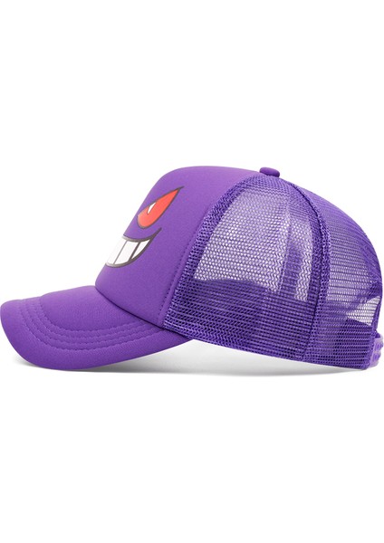 Bahar Erkek Şapkaları Beyzbol Şapkaları Erkek Snapback Örgü Şapkalar Hip Hop Küçük Şeytan Baskılı Şapkalar Erkekler Kadınlar Için -Seçenek Mor (Yurt Dışından) fırsatları