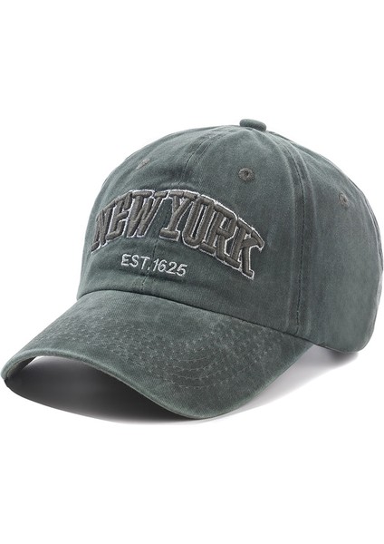 2024 New York Yıkanmış Pamuklu Şapka Erkekler Kadınlar Gorras Snapback Şapkalar Beyzbol Şapkaları Güneş Koruması Casquette - Seçenek Kırmızı (Yurt Dışından) fiyatları