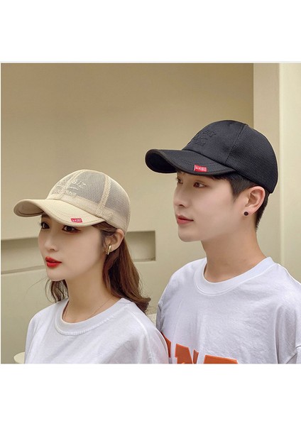 Kanada Yaz Erkek Örgü Şapka Beyzbol Şapkası Erkekler Kadınlar Için Katı Açık Hava Moda Spor Snapback Şapka Nefes Alabilir - Seçenek Siyah (Yurt Dışından)