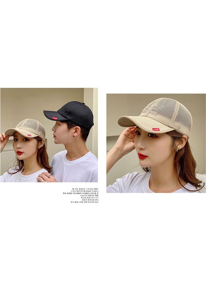Kanada Yaz Erkek Örgü Şapka Beyzbol Şapkası Erkekler Kadınlar Için Katı Açık Hava Moda Spor Snapback Şapka Nefes Alabilir - Seçenek Siyah (Yurt Dışından)