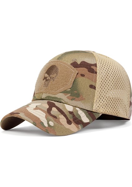 Kafatası Nakışlı Etiket Nefes Alabilir Beyzbol Şapkaları Ilkbahar ve Sonbahar Açık Hava Ayarlanabilir Günlük Şapka - Seçenek Gri (Yurt Dışından) indirimleri