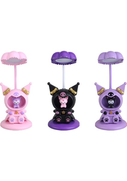 Kawaii Kuromi My Melody Katlanır Göz Korumalı Masa Lambası Anime Sanrio Kız Kalp Sevimli Yatak Odası Başucu Gece Lambası Karikatür Lamba (Yurt Dışından) fiyatları
