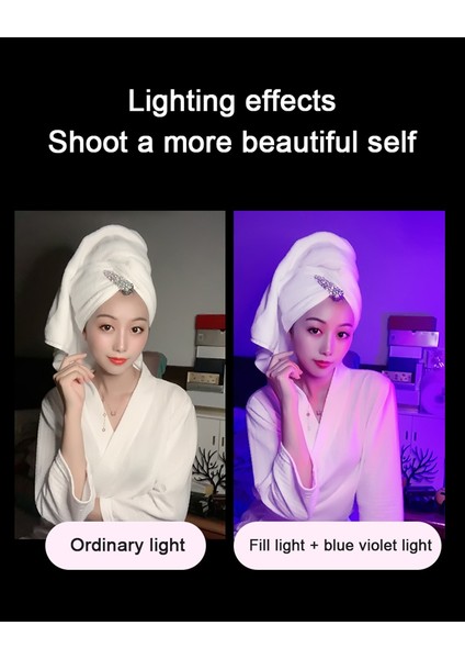 Renkli LED Gece Lambaları Rgb Atmosfer Dolgu Işığı Şarj Edilebilir Yatak Odası Fotoğraf Aydınlatması Oda Dekoru Luz De Preenchimento Yeni (Yurt Dışından)