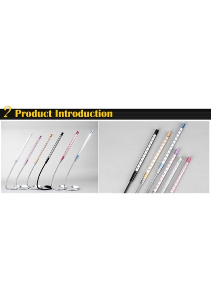 USB LED Gece Işıkları Esnek 5V Dizüstü Bilgisayar Klavye Okuma Aydınlatması USB LED Masa Kitap Lambası Gümüş/siyah/altın/mor/mavi/kırmızı (Yurt Dışından)