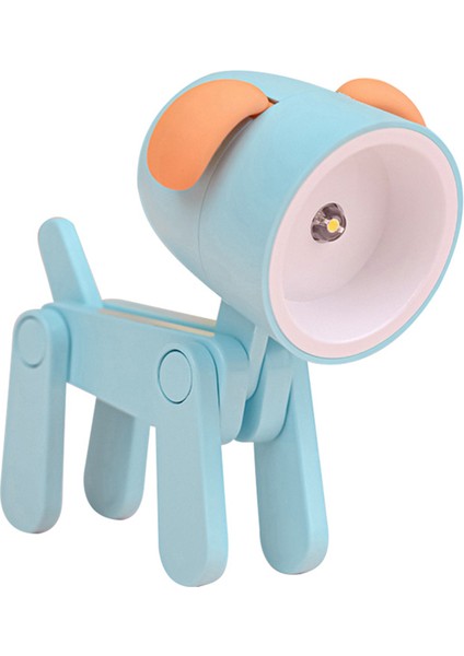 Mini LED Gece Lambası Katlanır Masa Lambası Karikatür Sevimli Evcil Hayvan Köpek Geyik Şekli Gece Lambası Ayarlanabilir Çocuk Yatak Odası Başucu Dekoru Hediye (Yurt Dışından)