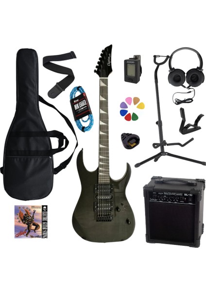 EG-010 Hsh Elektro Gitar Amfi Kulaklık Full Set
